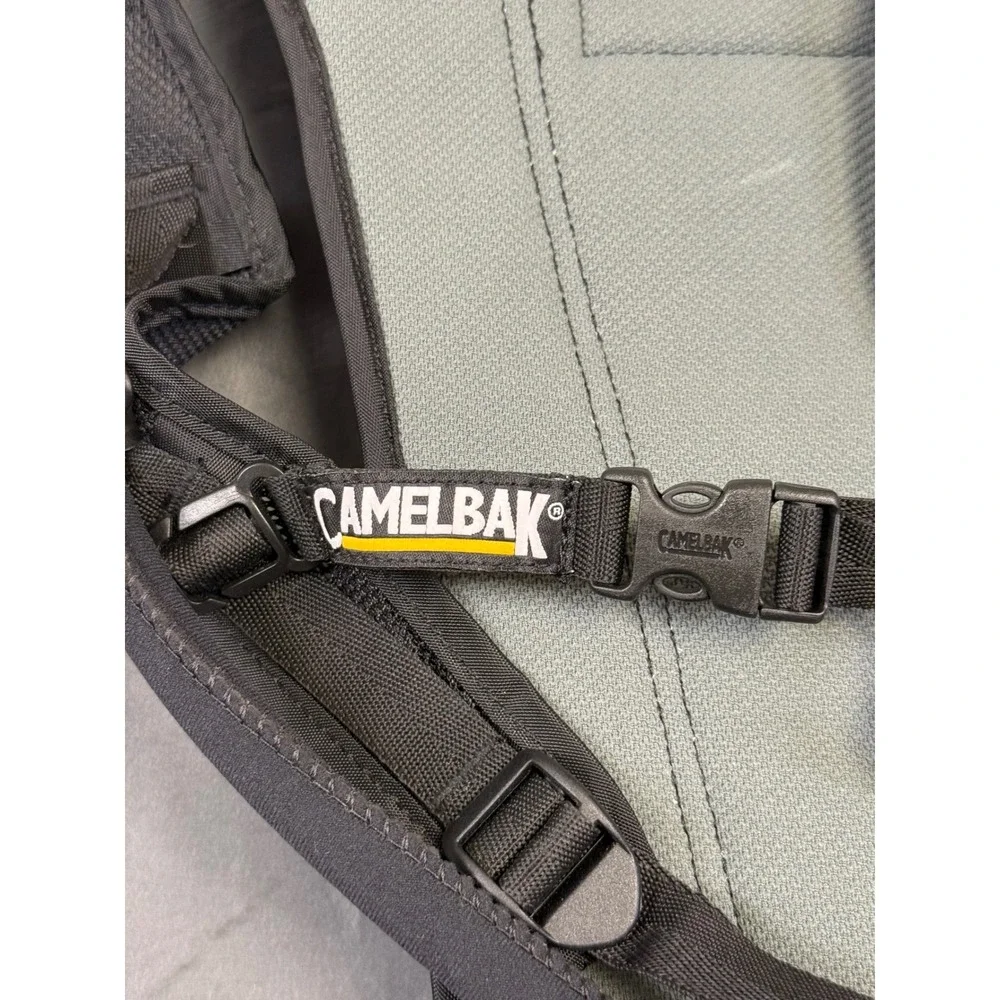 CamelBak Classic Hydration Pack Black Grey Hiking Biking Backpack with Tube Cap